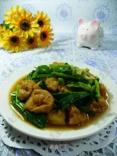 Garlic fried tofu