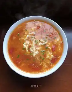 Tomato egg soup