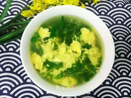 Chicken caterpillar egg soup
