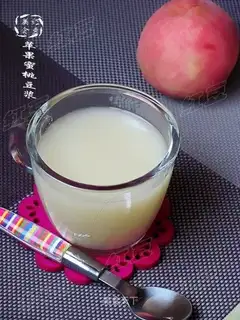 Apple peach soy milk