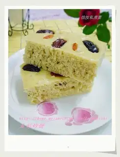 Steamed brown sugar jujube cake