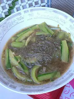 Sweet potato soup powder towel gourd pot