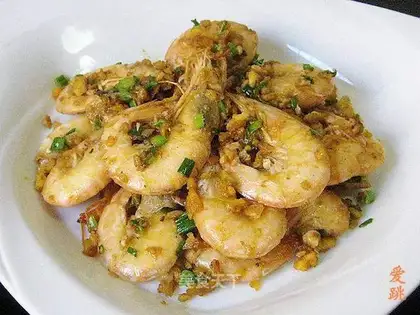 stir-fried shrimps with salted egg yellow