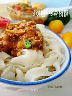 Tomato and egg fried noodles