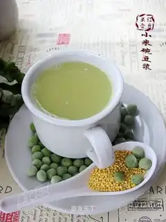 millet bowl soybean milk