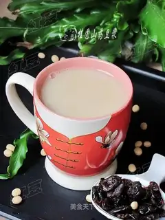 Longan yam soybean milk