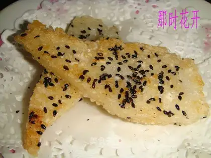 Sesame rice cake