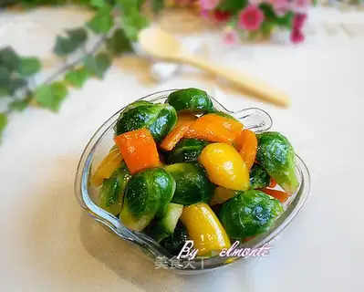 Small cabbage in oyster sauce