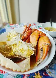 Steamed crab
