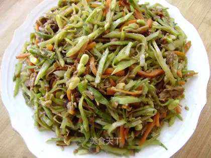 stir-fried three shredded vegetables
