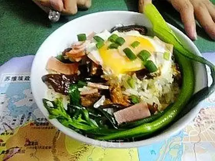 Rice cooker baked