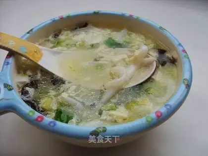 Taihu whitebait soup