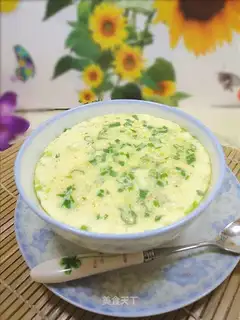 Steamed egg with bean curd
