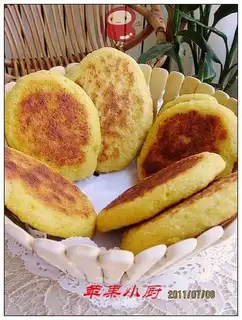 Tofu corn hu cake