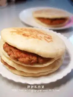Meat pie with fire