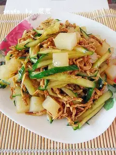 Shredded chicken jelly