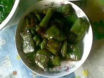 Tiger skin green pepper