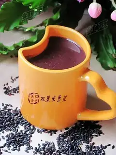 Double black rice soybean milk
