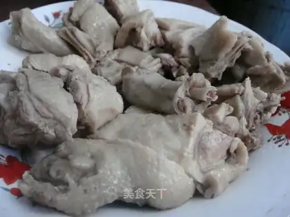 White chopped duck