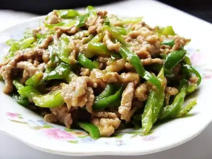 green pepper meat