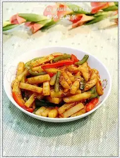 stir-fried chips with fish flavor