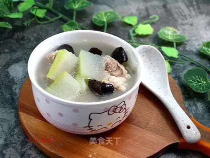 Pond melon black earbrush soup