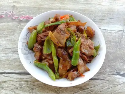Pepper fried pork