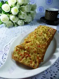 Carrot oatmeal pillow cake