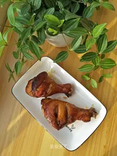 Roasted chicken legs