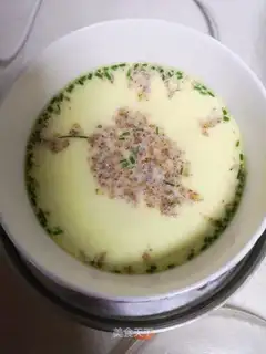 Shrimp steamed eggs
