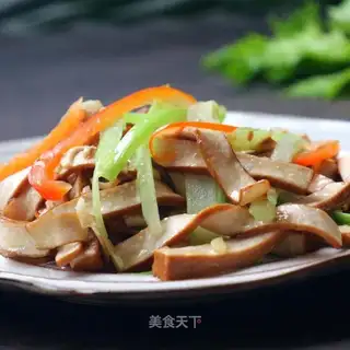 Celery fried beans