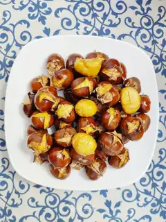 Baked chestnuts