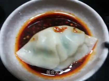 Three fresh dumplings
