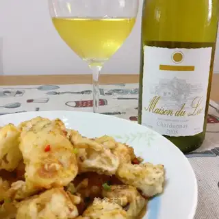 Salted egg apricot mushrooms
