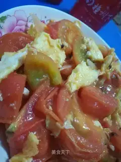 Tomato fried eggs