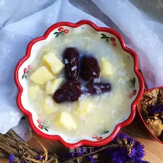 Potato rice congee