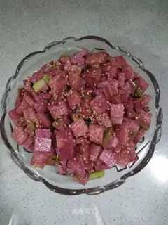 Ice-cracked carrots
