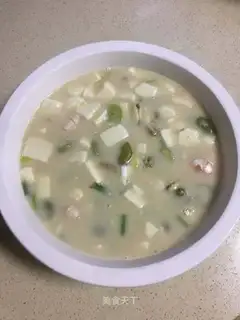 Dry tofu soup