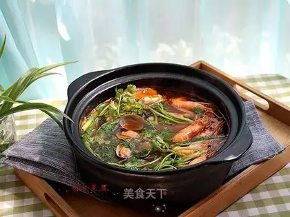 Home cooking seafood