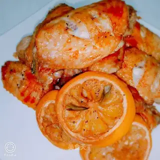 Black pepper, lemon wings