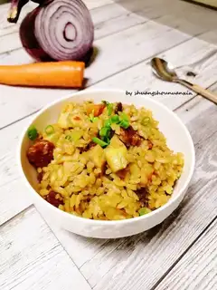 Weenie taro rice