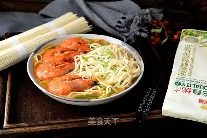 Shrimp radish noodles