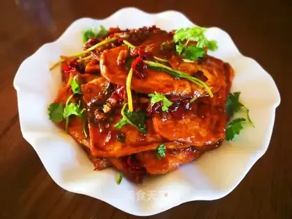 Dry pot tofu
