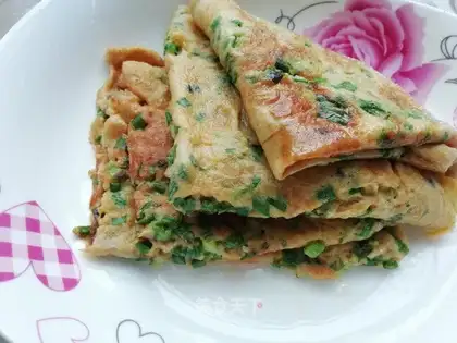 Onion omelet