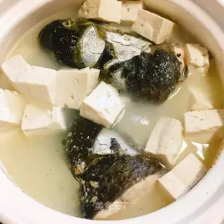 Fish tofu soup