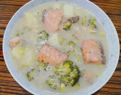 Buttered salmon