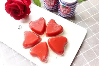 Tomato juice, double jelly