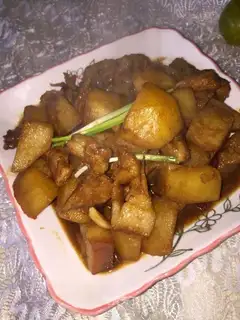 Potato red meat