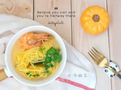 Homemade pumpkin noodles