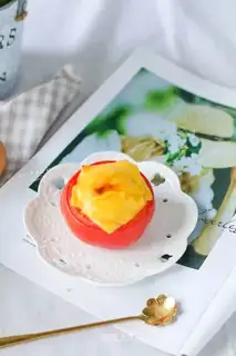 Tomato egg glasses